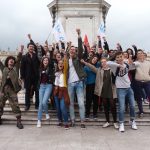 Les militants de l'UNEF à Nancy le 12/09/2017 - Crédit Photo : Elie Guckert